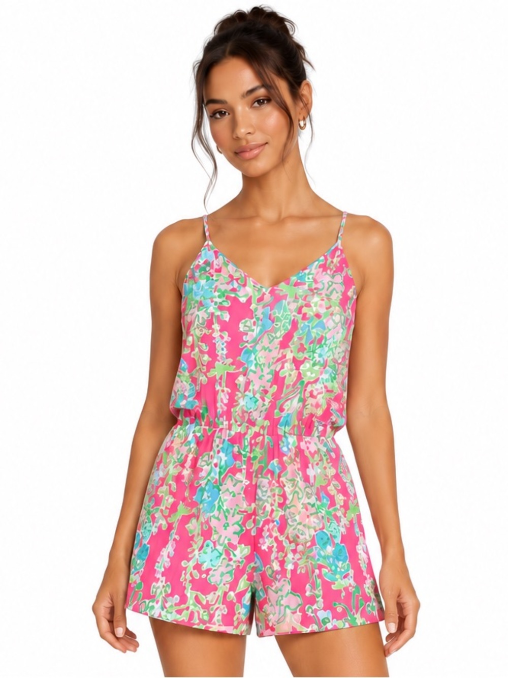 VINTAGE LILLY PULITZER Deanna Romper Vacation Resortwear
